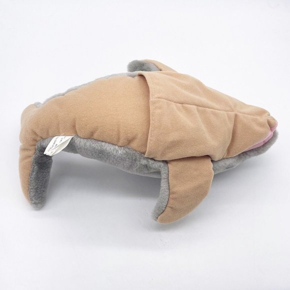 K & M Toys Km International Plush Dolphin Hand Puppet Stuffed